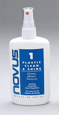 Novus Plastic Polish & Cleaning Set With Cloths